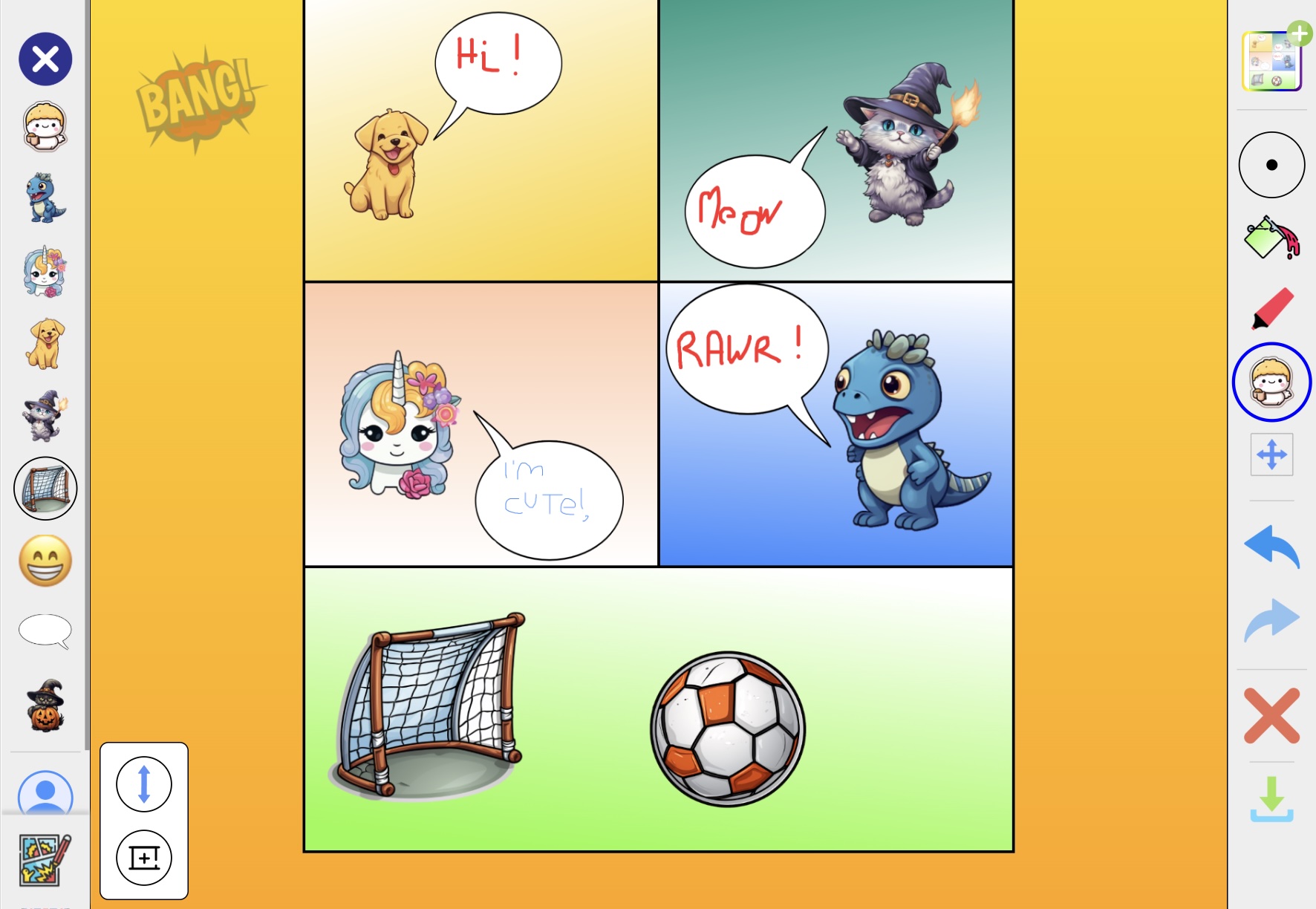 A finished comic